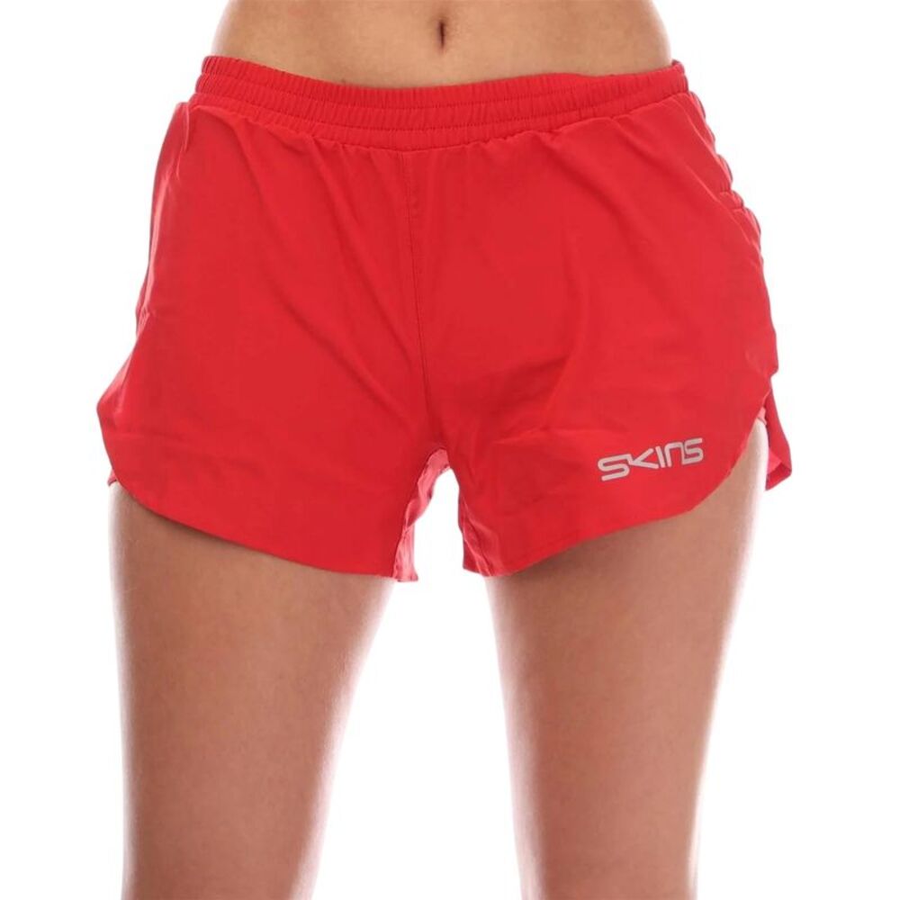 Skins Womens/Ladies Series-3 Superpose Running Shorts / Red